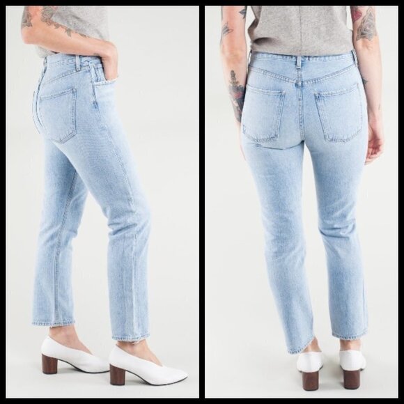 💕AGOLDE Cigarette Low Slung Straight Leg Jeans - Picture 6 of 8